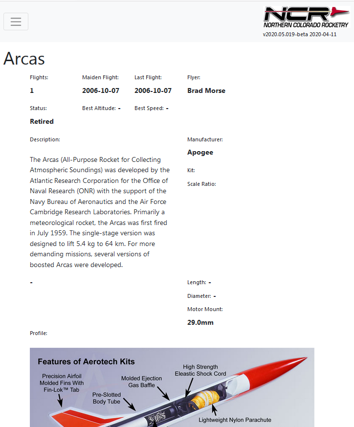 Arcas Rocket